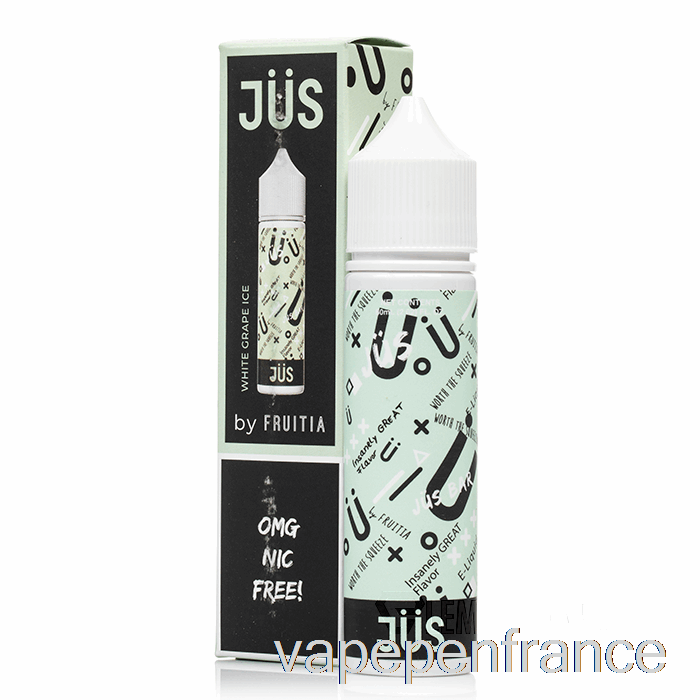 Glace Au Raisin Blanc - Jus E-liquide - 60ml 3mg Stylo Vape
